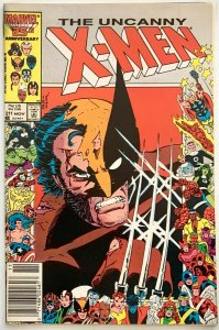 X-Men #211 NEWSTAND, 1st full team appearance of The Marauders 