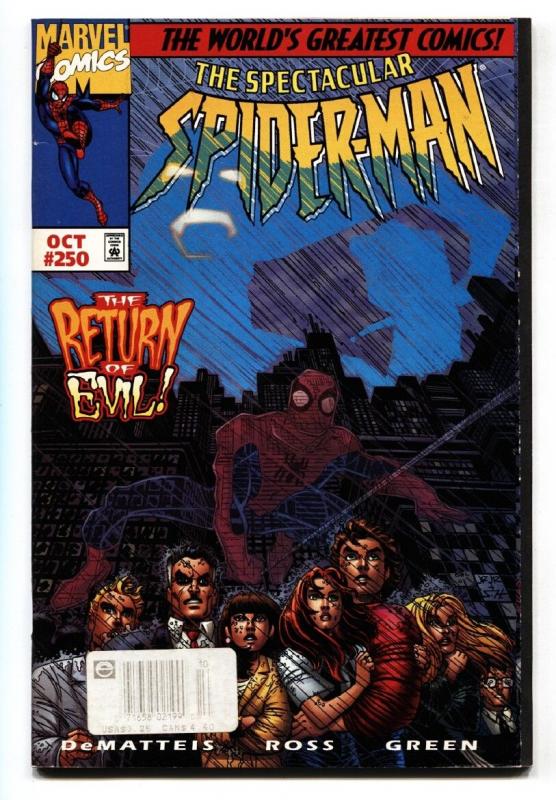 SPECTACULAR SPIDER-MAN #250-Green Goblin story-comic book