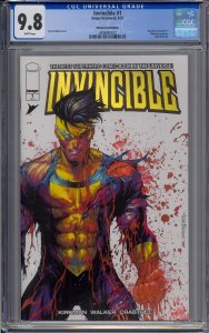 INVINCIBLE #1 CGC 9.8 WHATNOT EXCLUSIVE GOLD EDITION