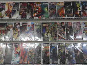 Huge Lot 140+ Comics W/ Spider-Man, Batman, Wolverine+ Avg VF-NM Condition!