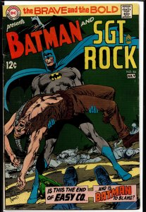 The Brave and the Bold #84 (1969) Sgt. Rock