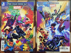 Lot-2 MARVEL VOICES: FCBD (2022 & 2023) One-Shots ft MOON GIRL, IRONHEART, KHEM