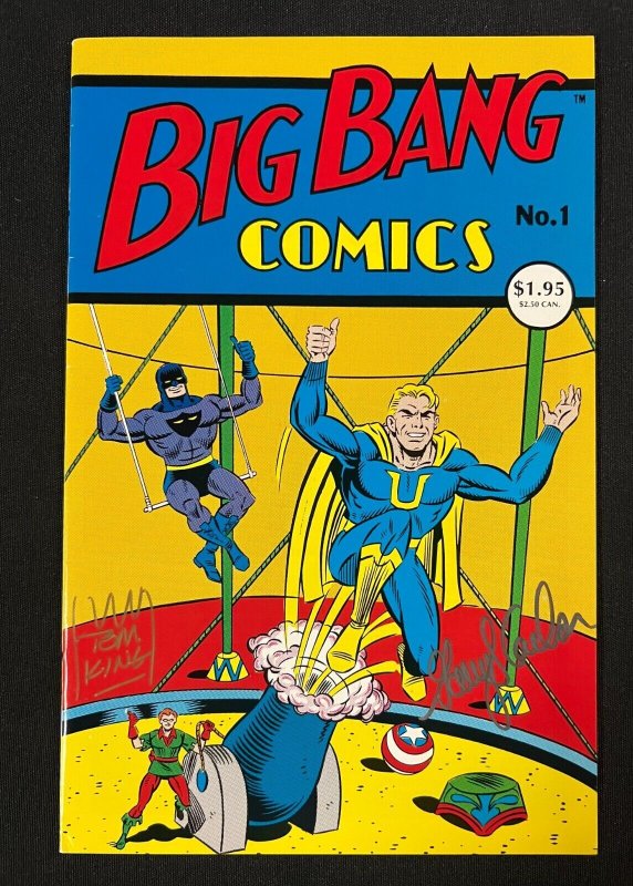BIG BANG COMICS #1-2 - CHRIS ECKER COVER/ SIGNED BY TWO - 2PC LOT (9/9.2) 1994