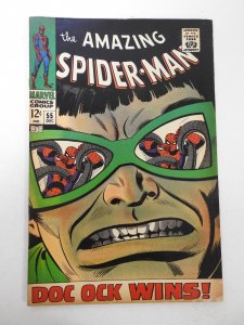 The Amazing Spider-Man #55 (1967) VG Condition moisture stains
