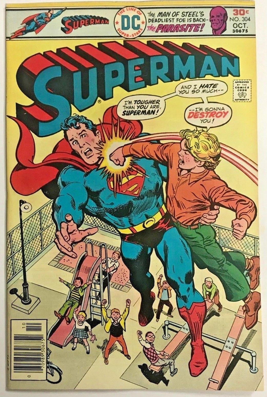Superman304 FN/VF 1976 DC Bronze AGE Comics Comic Books Bronze Age