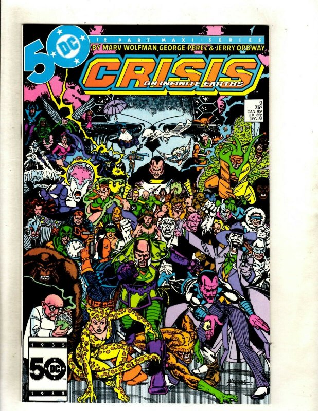 Crisis Infinite Earths Complete DC Comics Series #1 2 3 4 5 6 7 8 9 10 11 12 HJ9