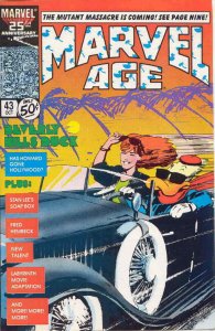 Marvel Age #43 Beverly Hills Howard the Duck Marvel Comics October 1986 (VFNM)