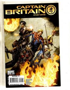 16 Captain Britain & MI13 Comics # 1 2 3 4 5 6 7 8 9 10 11 12 13 14 15 1 AN CJ13