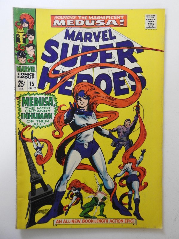 Marvel Super-Heroes #15 (1968) FN- Condition!