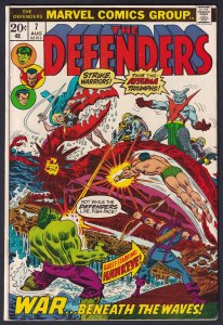 Defenders 7 (1973) FN/VF Bronze Age Marvel Comics