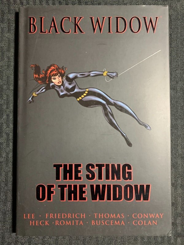 2009 BLACK WIDOW Sting of the Widow HC/DJ VF+/FVF 1st Marvel Comics