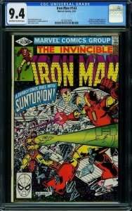 Iron Man #143 (1981) CGC 9.4 NM