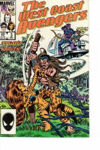 WEST COAST AVENGERS #3, VF/NM, Wonder Man, HawkEye, Iron Man, Tigra, 1985