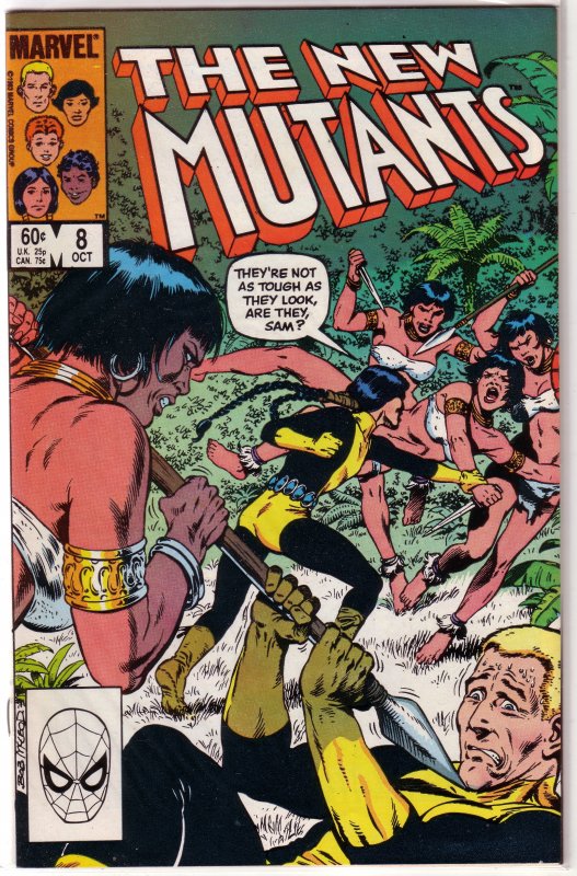 New Mutants (vol. 1, 1983) #  8 VF/NM Claremont, Sal Buscema, McLeod