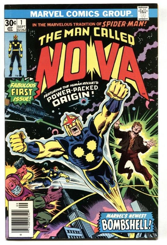 NOVA #1-MARVEL comic book BRONZE KEY-1976-1st issue VF/NM