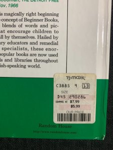 1989 GO DOG GO! by P.D. Eastman HC VG+ 4.5 Beginner / Random House