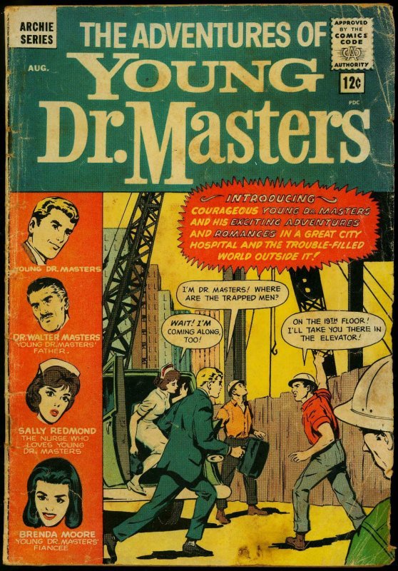 Adventures of Young Dr Masters #1 1964- Archie Comics POOR