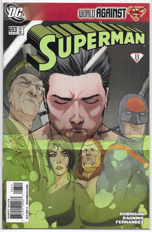 Superman (vol. 1, 2006) #693 VF (New Krypton red 13: World Against) Mon-El