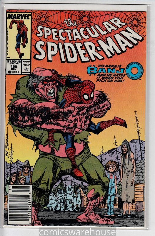 SPECTACULAR SPIDER-MAN (1976 MARVEL) #156 FN/VF A37942