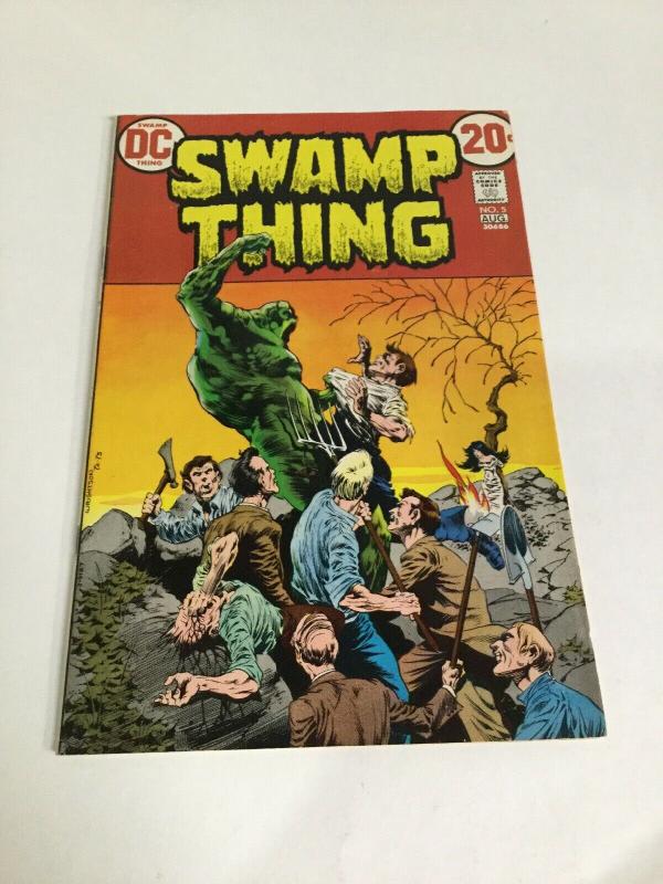 Swamp Thing 5 Vf- Very Fine- 7.5 DC Comics Bronze Age