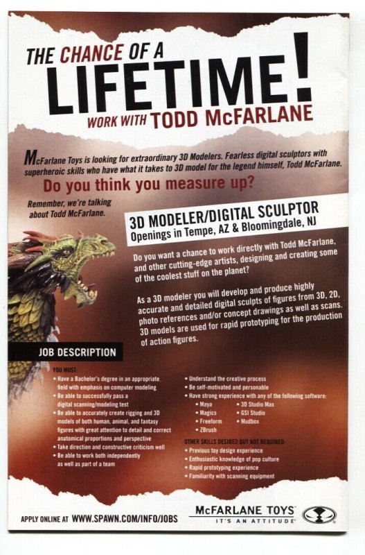 SPAWN #172 2007 Low print run-Image comic book