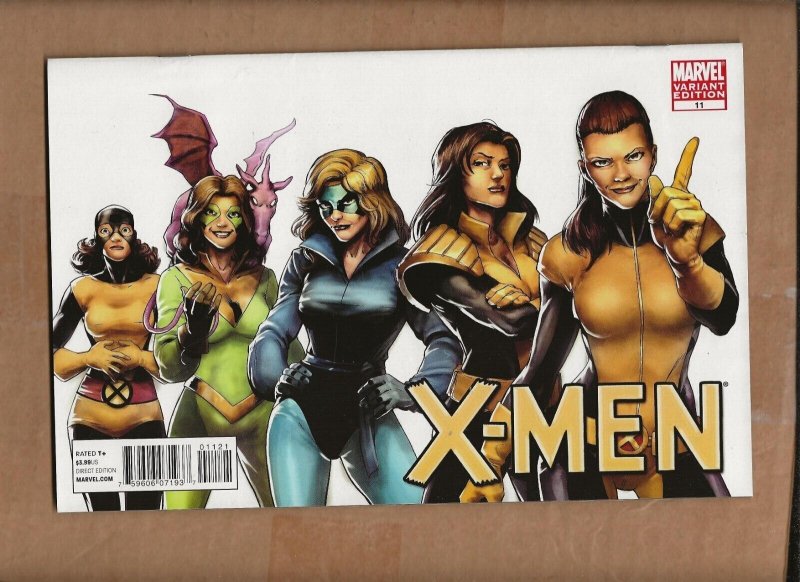 X-MEN #11 KITTY PRYDE EVOLUTION DAVID LOPEZ VARIANT COVER 2011 MARVEL  