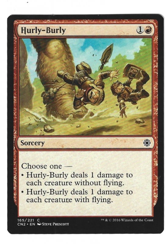 Magic the Gathering: Conspiracy Take the Crown - Hurly-Burly