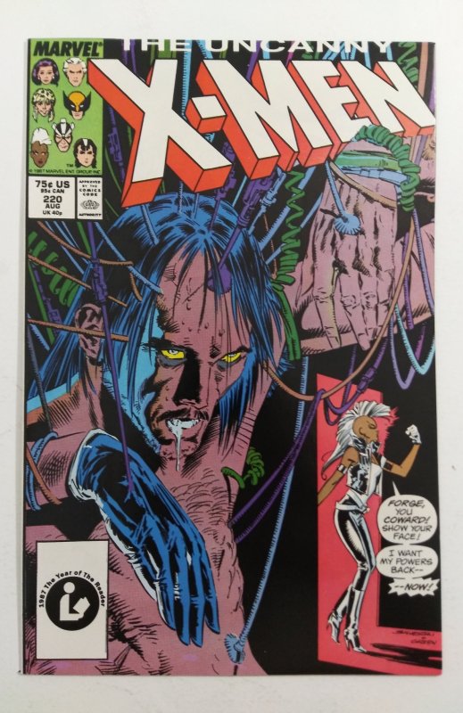 The Uncanny X-Men #220 High Grade Copper Age Marvel