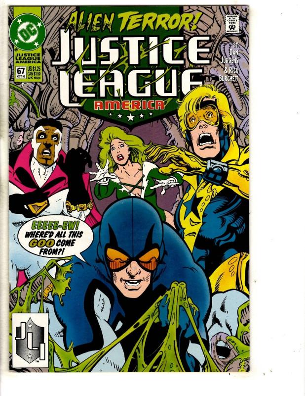 Lot Of 4 Justice League America DC Comics # 66 67 68 69 Batman Flash Arrow CR17