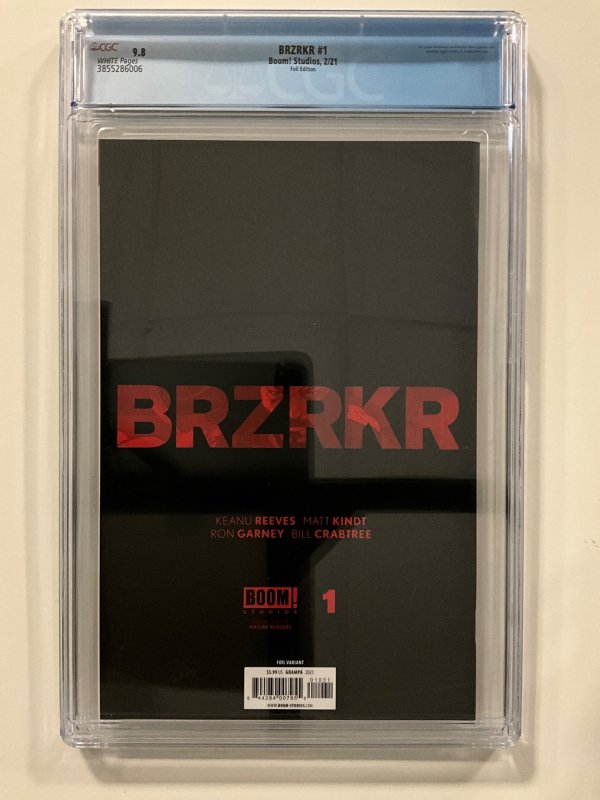 BRZRKR #1 Grampa Foil Edition(2021) CGC 9.8