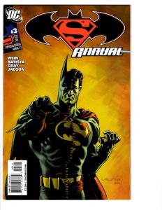 3 Superman/Batman DC Comic Books Annual # 1 2 3 Deathstroke Robin Ultraman BH24