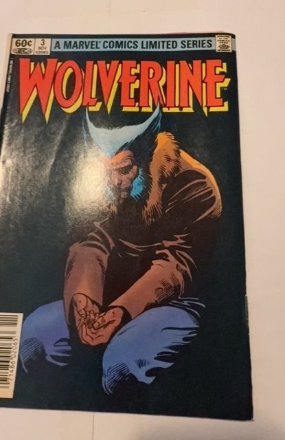 Wolverine #3 (1982)3rd issie in first solo series liimted sereis