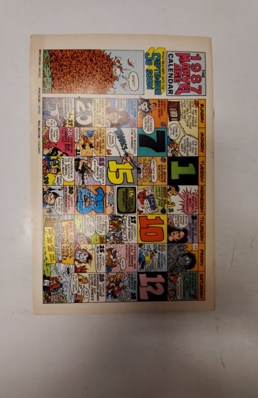 Marvel Age #57 (1987) NM Marvel Comic Book J686