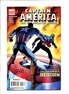 Captain America Reborn: Who Will Wield the Shield - Signed Luke Ross (8.5) 2010