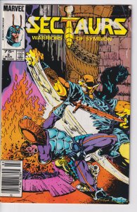 Sectaurs #5 Newsstand edition (Mar 1986) VG- 3.5, white paper