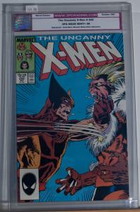 X-MEN #222, 3PG / CGC 9.6  NM+, Wolverine vs Sabretooth, Claws, more in store