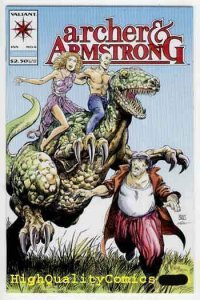 ARCHER & ARMSTRONG #6, NM+, Valiant, ,Barry Smith, T-rex, Dinosaur, 1992