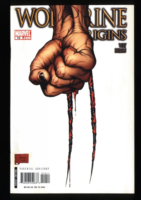 Wolverine: Origins #10 NM- 9.2 Two Claw Variant 1st Daken!