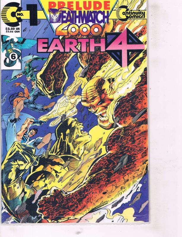 5 Continuity Comics # 1 2 Deathwatch 2000 Megalith Earth 4 CyberRad TW28