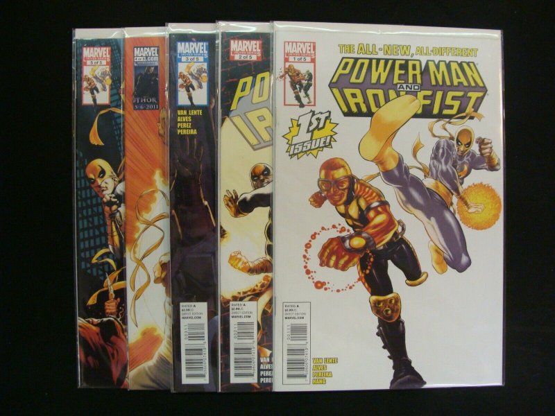 Power Man and Iron Fist #1-5 Complete Set Run Marvel