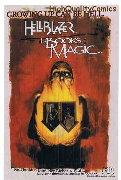 HELLBLAZER / BOOKS OF MAGIC Preview, Flyer, Promo, NM, more promos in store