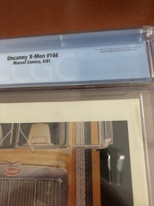Uncanny X-Men  (1981) # 144 (CGC 9.6 )