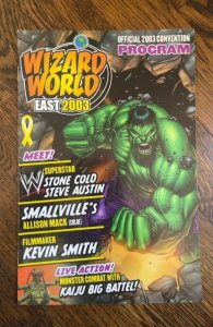 Wizard World East 2003 Convention Program