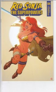 RED SONJA THE SUPERPOWERS (2020 DYNAMITE) #4 VARIANT CVR E KANO