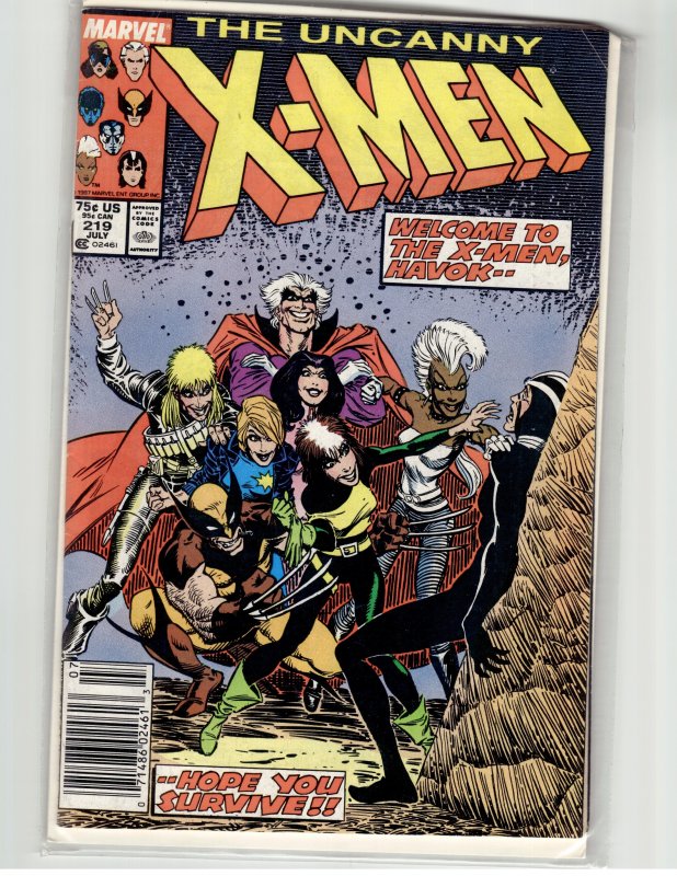 The Uncanny X-Men #219 (1987) X-Men