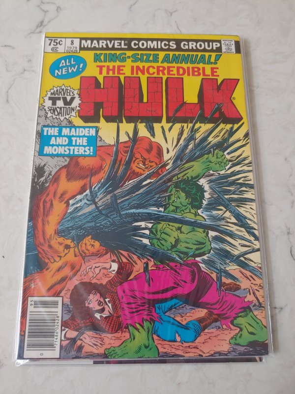 THE INCREDIBLE HULK #8 KING-SIZE ANNUAL  FINE +