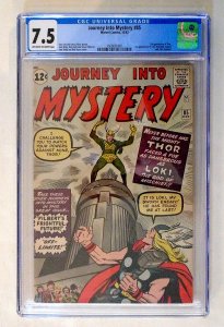 Journey Into Mystery #85 (Thor, first appearance of Loki) CGC 7.5