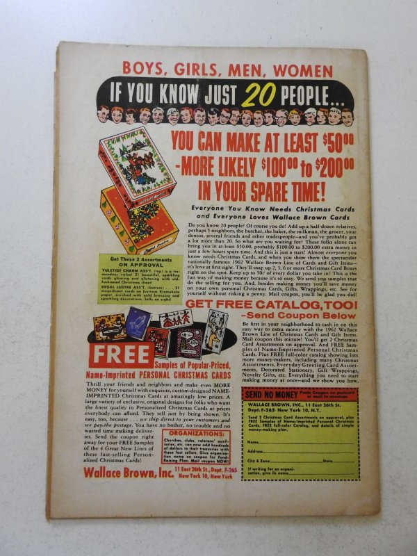 Superman #156 (1962) VG- Condition ink fc, centerfold detached bottom staple