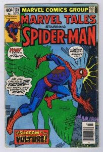 Marvel Tales #105 ORIGINAL Vintage 1979 Reprints Amazing Spider-Man 128 Vulture