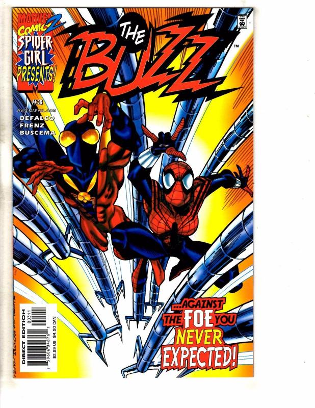 Lot Of 7 Marvel Comics Buzz # 1 2 3 + Blaze Of Glory # 1 2 3 4 Western Ser. GM6